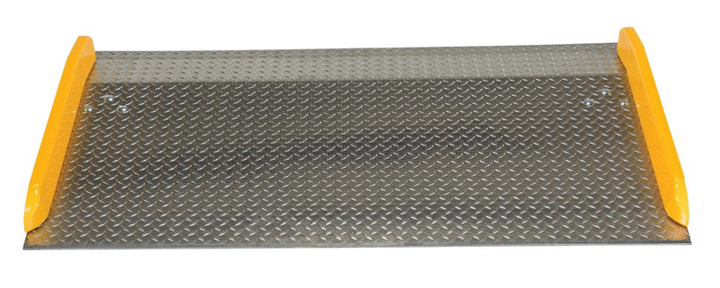 Vestil Aluminum Truck Dockboards with Steel Safety Curbs (TAS)