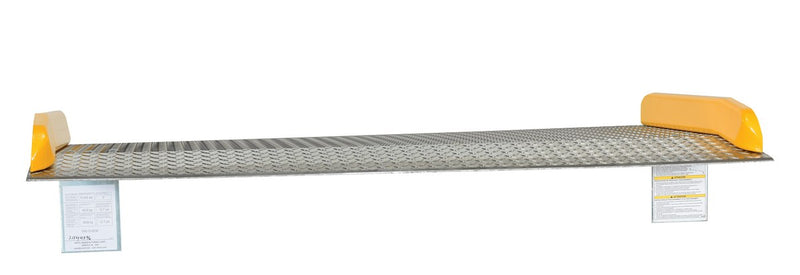 Vestil Aluminum Truck Dockboards with Steel Safety Curbs (TAS)