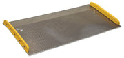 Vestil Aluminum Truck Dockboards with Steel Safety Curbs (TAS)