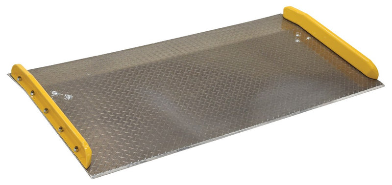 Vestil Aluminum Truck Dockboards with Steel Safety Curbs (TAS)