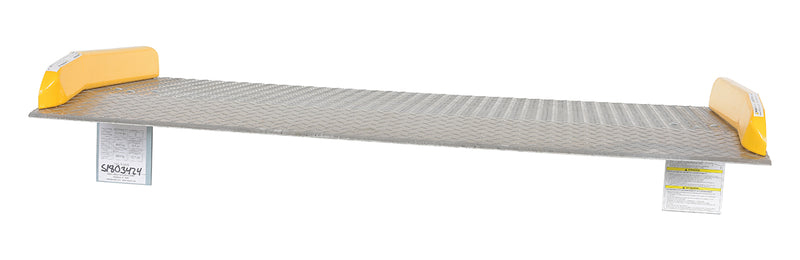 Vestil Aluminum Truck Dockboards with Steel Safety Curbs (TAS)