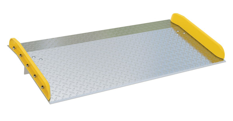 Vestil Aluminum Truck Dockboards with Steel Safety Curbs (TAS)