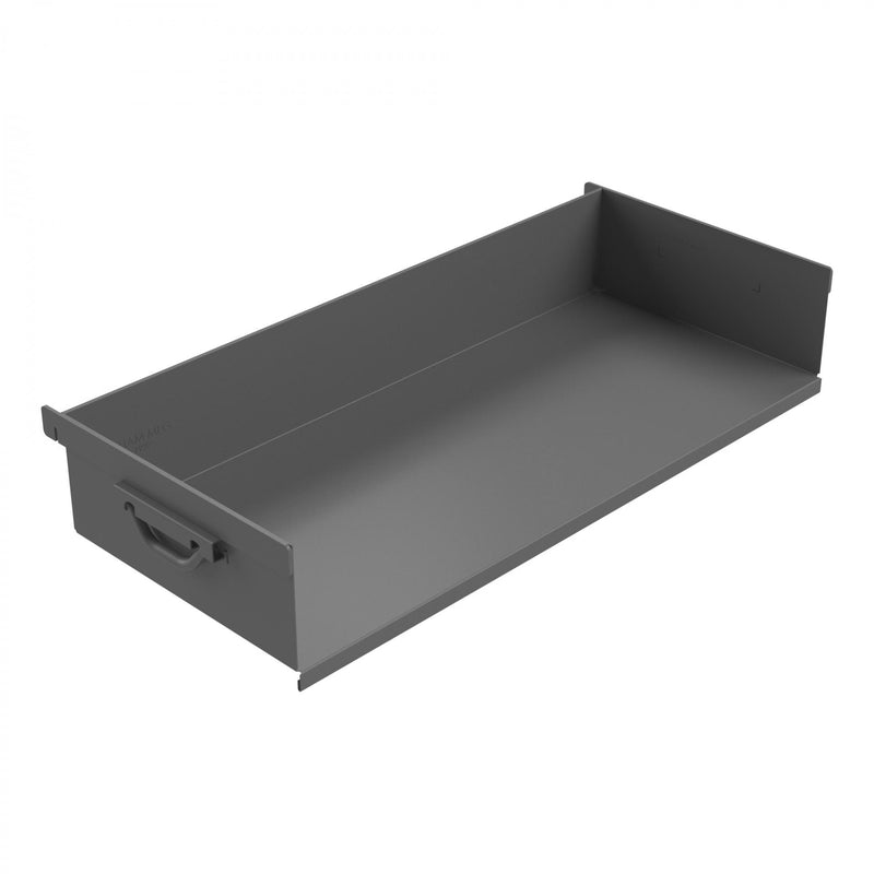 Durham Open Front Hook-On Tray For Adjust-A-Tray Trucks (Att), 16 Gauge, Gray