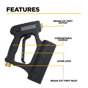 Telescoping Wand Replacement Gun Assembly BE Power Equipment