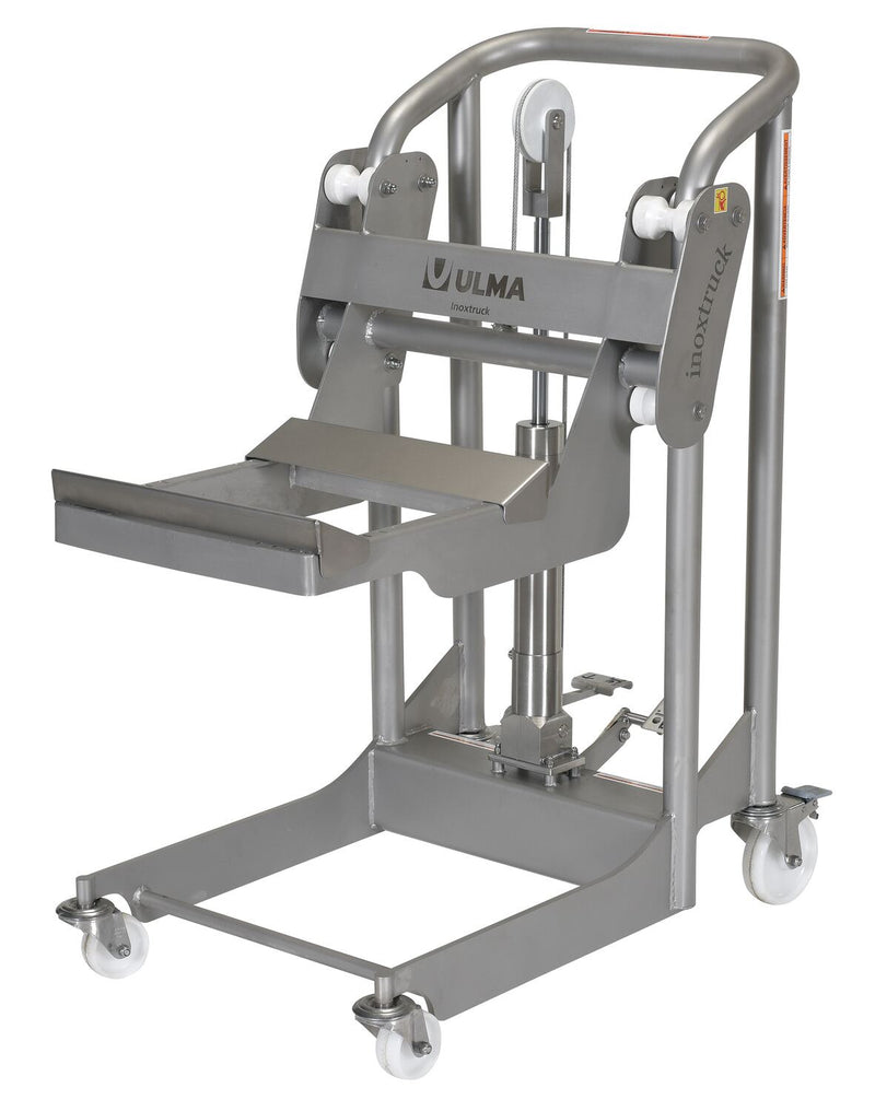 Vestil Stainless Steel Hydraulic Foot Pump Roll Handler