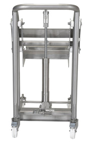 Vestil Stainless Steel Hydraulic Foot Pump Roll Handler