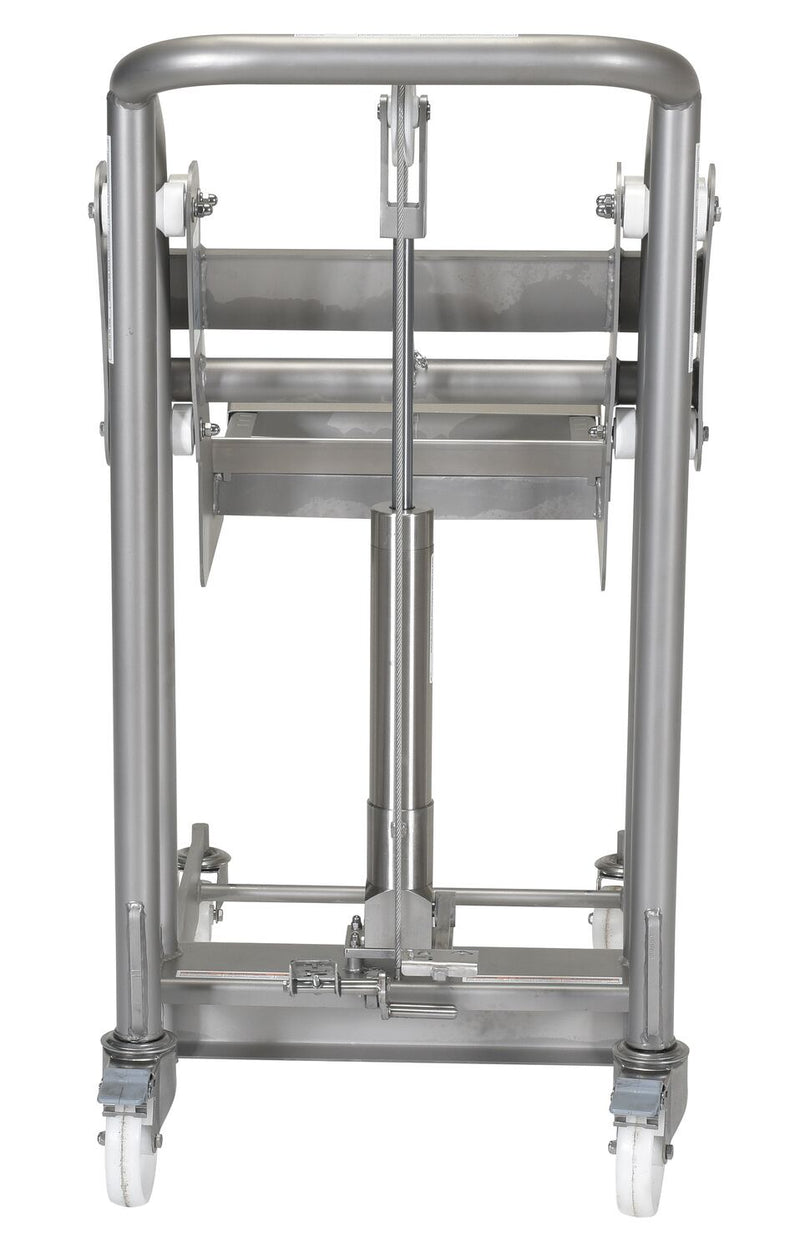 Vestil Stainless Steel Hydraulic Foot Pump Roll Handler