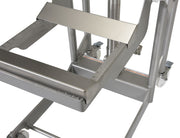 Vestil Stainless Steel Hydraulic Foot Pump Roll Handler