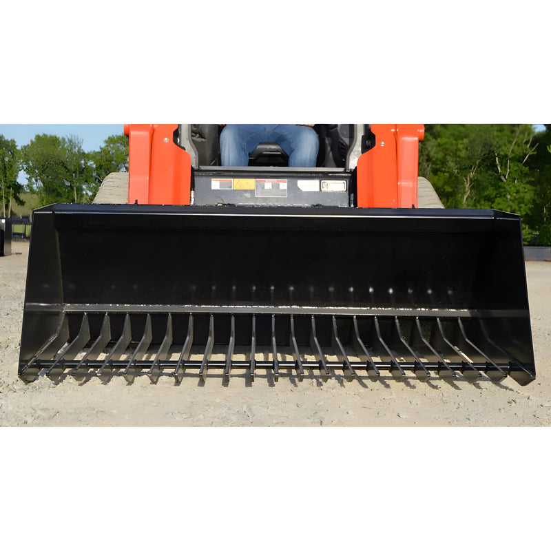 Loflin Fabrication Skid Steer Cake Manure Bucket Loflin Fabrication