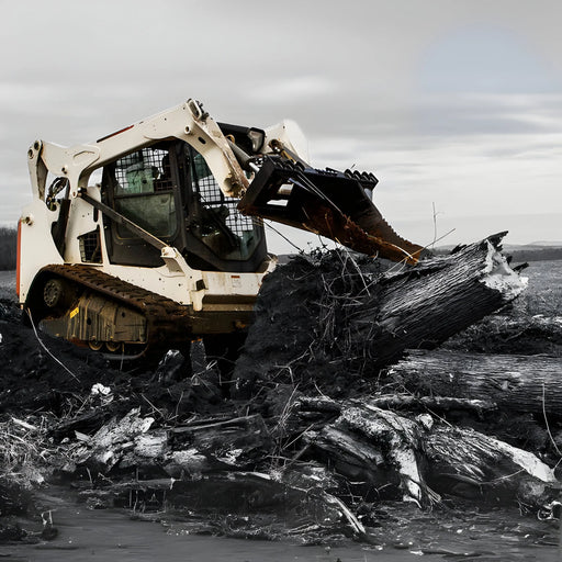 Loflin Fabrication Skid Steer Stump Bucket Loflin Fabrication