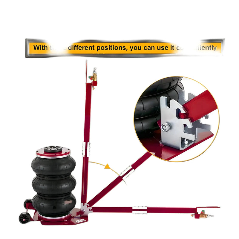 Katool KT-AJ30 Bag 3 Ton Red Pneumatic Air Jack Katool