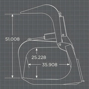 Loflin Fabrication Monster Root Grapple Loflin Fabrication