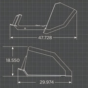 Loflin Fabrication Mini Front Dump Bucket Loflin Fabrication