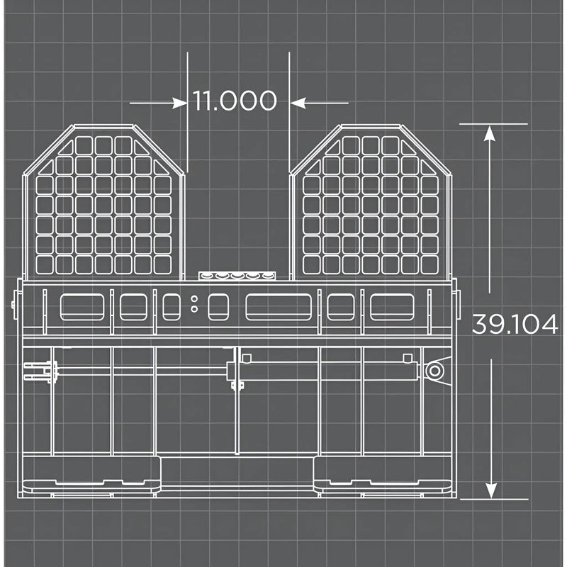 Loflin Fabrication Skid Steer Hydraulic Pallet Forks Loflin Fabrication