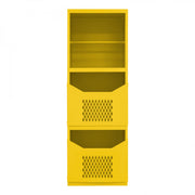 Durham Spill Control Cabinet, 16 Gauge, 24-1/8 x 24-3/16 x 72, 2 Fixed Shelves, 2 Front Covers