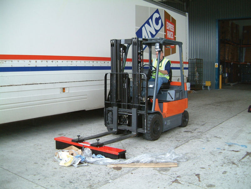 Vestil Fork Truck Mounted Brush Sweepers