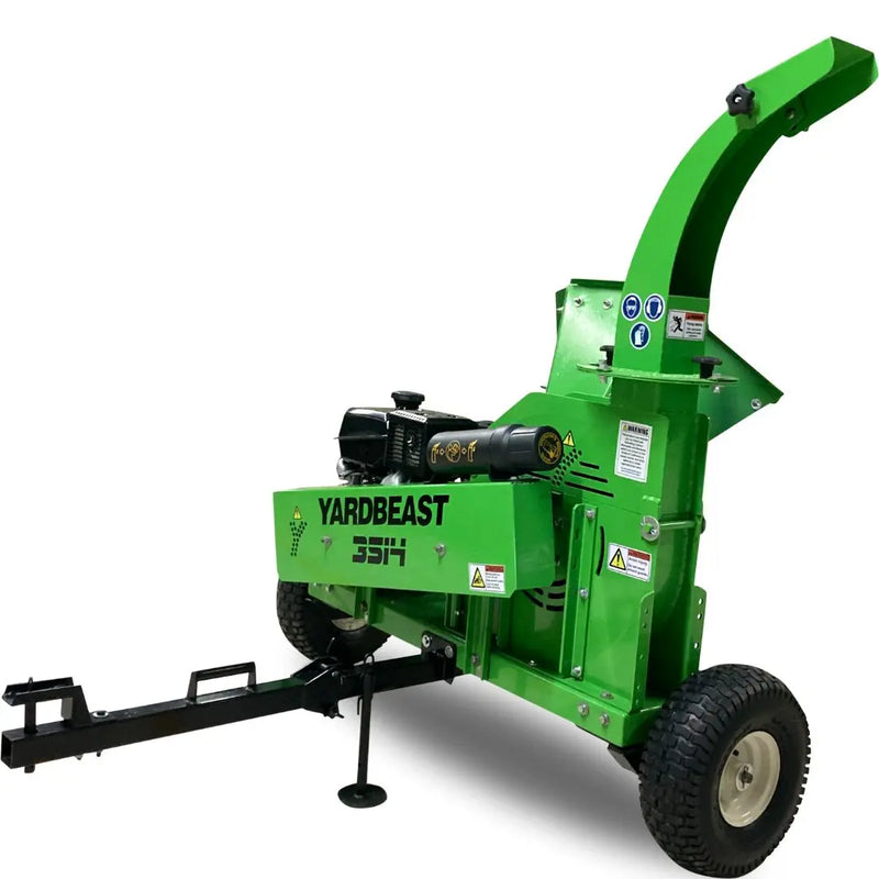 Yardbeast 3514 ATV Tow-Behind Chipper Shredder, 3.5" Capacity, 429cc Kohler Engine Yardbeast