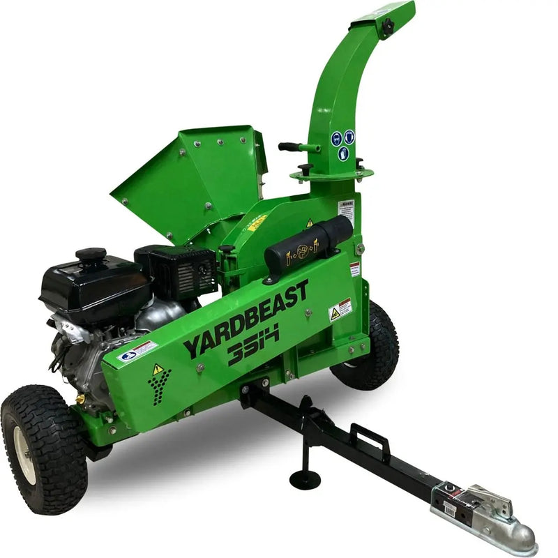Yardbeast 3514 ATV Tow-Behind Chipper Shredder, 3.5" Capacity, 429cc Kohler Engine Yardbeast