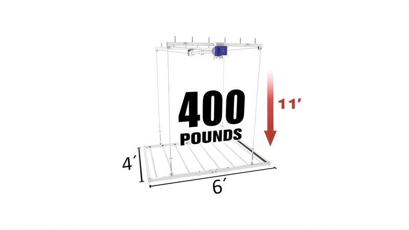 4’X6′ E-Z Lift MAX – 11′ Drop E-Z Storage