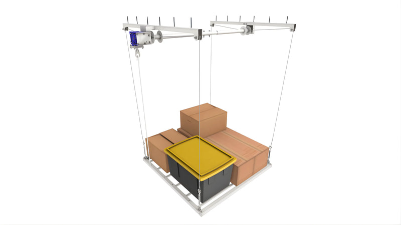 4’X4′ E-Z Lift MAX – 11′ Drop E-Z Storage