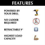 4’X6′ E-Z Lift MAX – 11′ Drop E-Z Storage