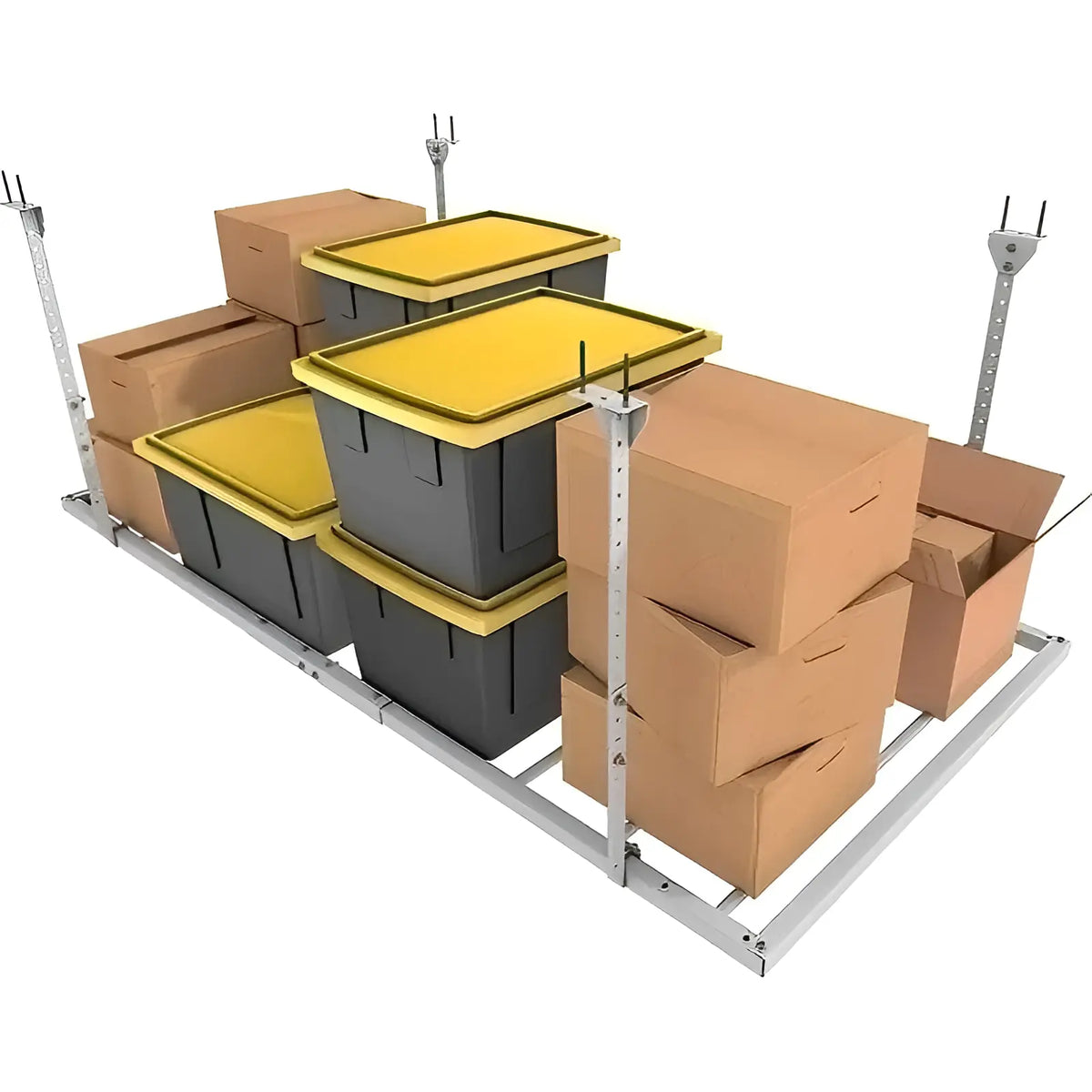 Oversize Rack E-Z Storage 4’x 8’ Overhead Rack - 1,000 Pound Capacity - Vovlift
