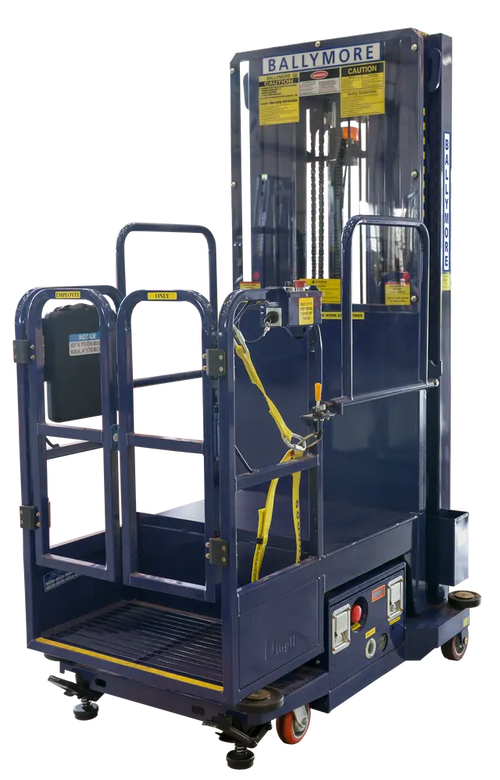 Ballymore DVML-18 - Battery-Powered Drivable Vertical Mast Lift with 24"x25" Platform and 24' Working Height