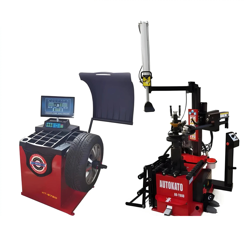 Katool KT-T900 Leverless Tire Changer & KT-B750 Wheel Balancer Combo