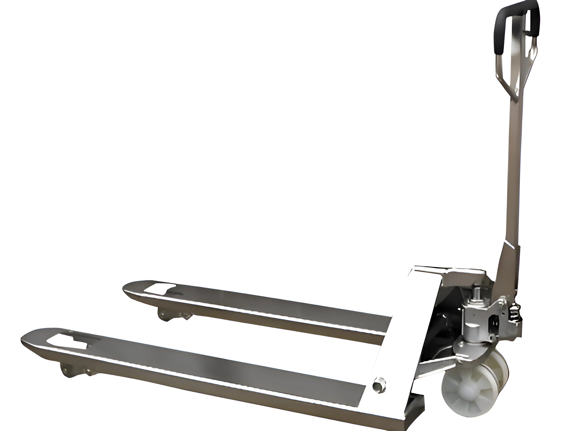 EKKO A25S pallet truck with steel forks and ergonomic handle for easy material handling