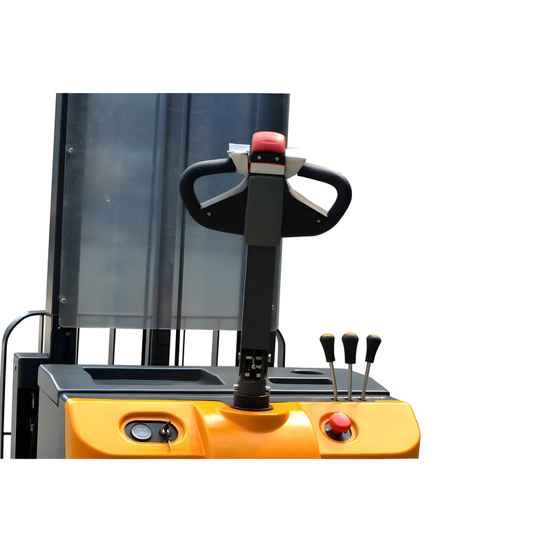 EKKO EH15TH industrial pallet jack handle and control panel with yellow and black design