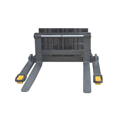 EKKO Electric Pallet Stacker forklift attachment with durable forks for heavy lifting