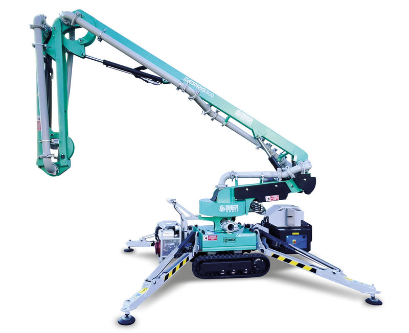 IMER Gerris 800 Lithium | Powered Crawler Concrete Placement Boom