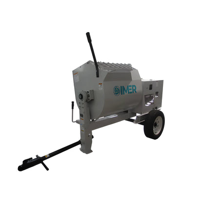 IMER HSM 12-1130122 | Horizontal Shaft Mortar Mixer | 12 cu ft Steel Drum