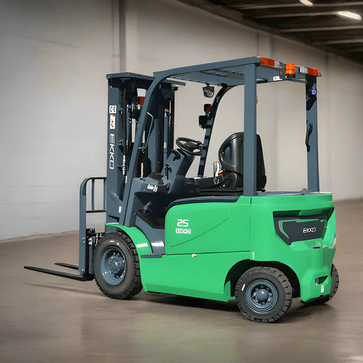 EKKO EK25G-212LI 4 Wheel Electric Forklift - 5000lbs Capacity EKKO