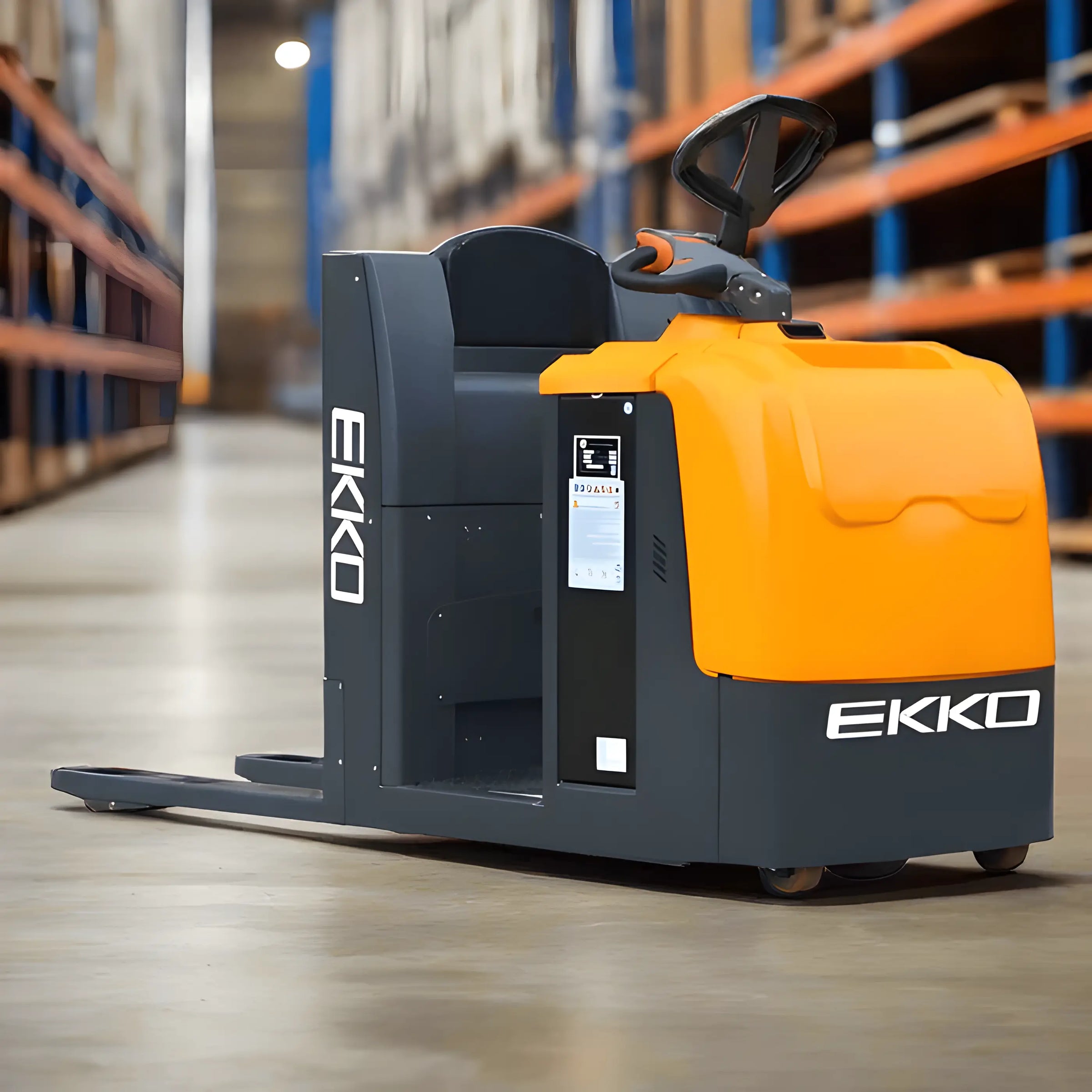 EKKO EPC30A Center-Controlled Rider Pallet Jack 5000lbs. Capacity ...