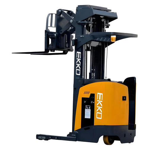 EKKO EK18RR Stand-Up NA Reach Truck 4000 lb Cap., 275"Lift Ht. EKKO