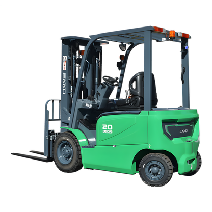 EKKO EK20G-LI 4 Wheel Electric Forklift, 4500 lbs Cap., 189" Lift Ht