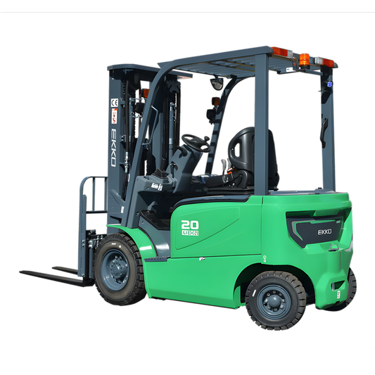 EKKO EK20G-LI 4 Wheel Electric Forklift, 4500 lbs Cap., 189" Lift Ht