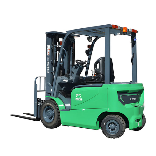 EKKO EK25G-LI 4 Wheel Electric Forklift, 5000 lbs Cap., 189" Lift Ht EKKO