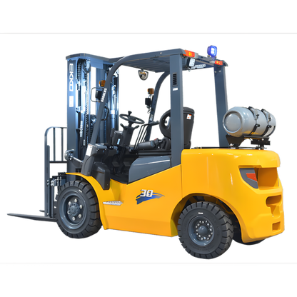 EKKO EK30LP Pneumatic Forklift (LPG) 6000 lbs cap, 189" Lift Height