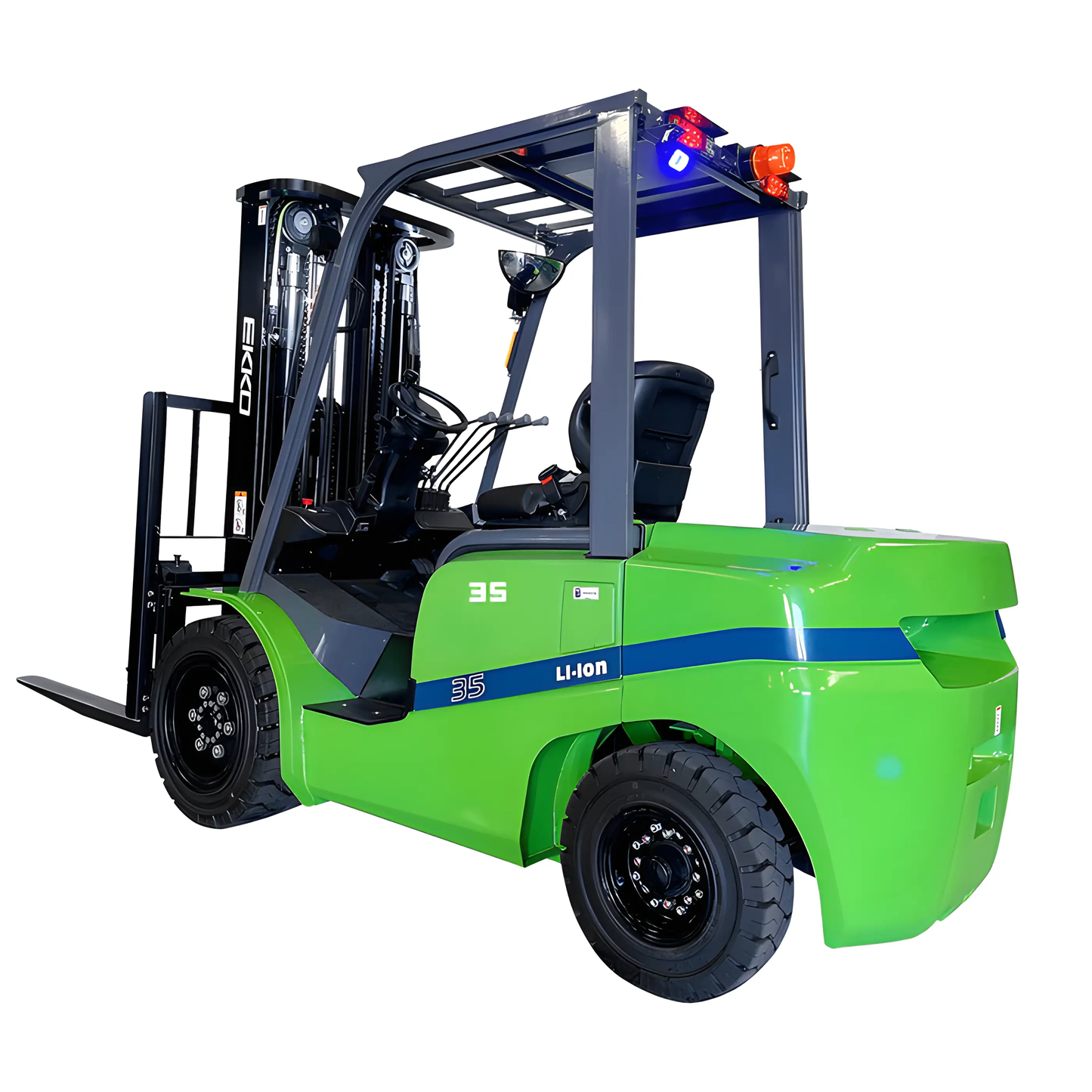 EKKO EK30GT-Li Lithium Powered Forklift, 6000 lbs Cap., 185" Lift Ht