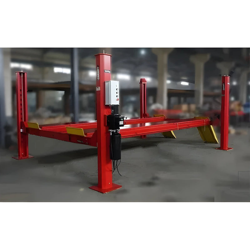 Katool KT-4H150 15,000lbs 4 Post Alignment Lift With Rolling Jack Katool