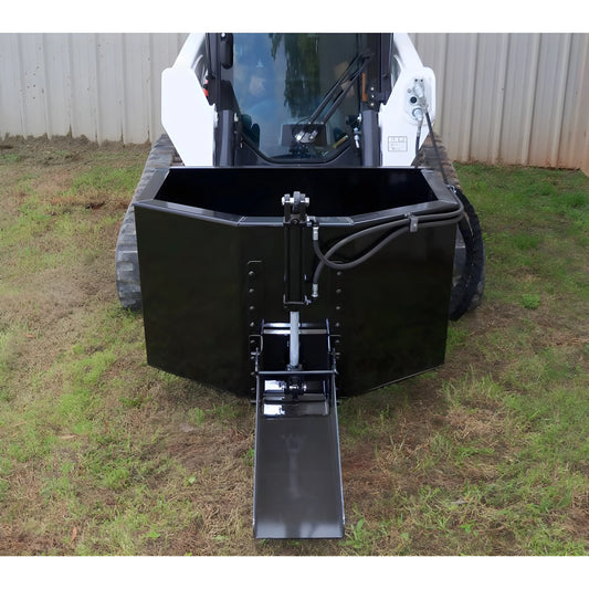 Loflin Fabrication Skid Steer Hydraulic Concrete Bucket