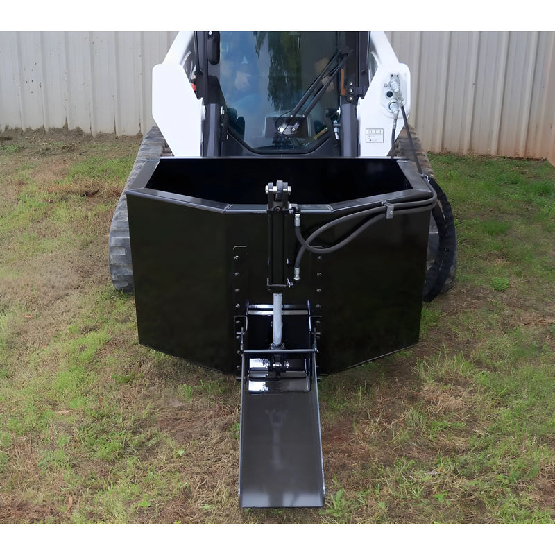 Loflin Fabrication Skid Steer Hydraulic Concrete Bucket Loflin Fabrication