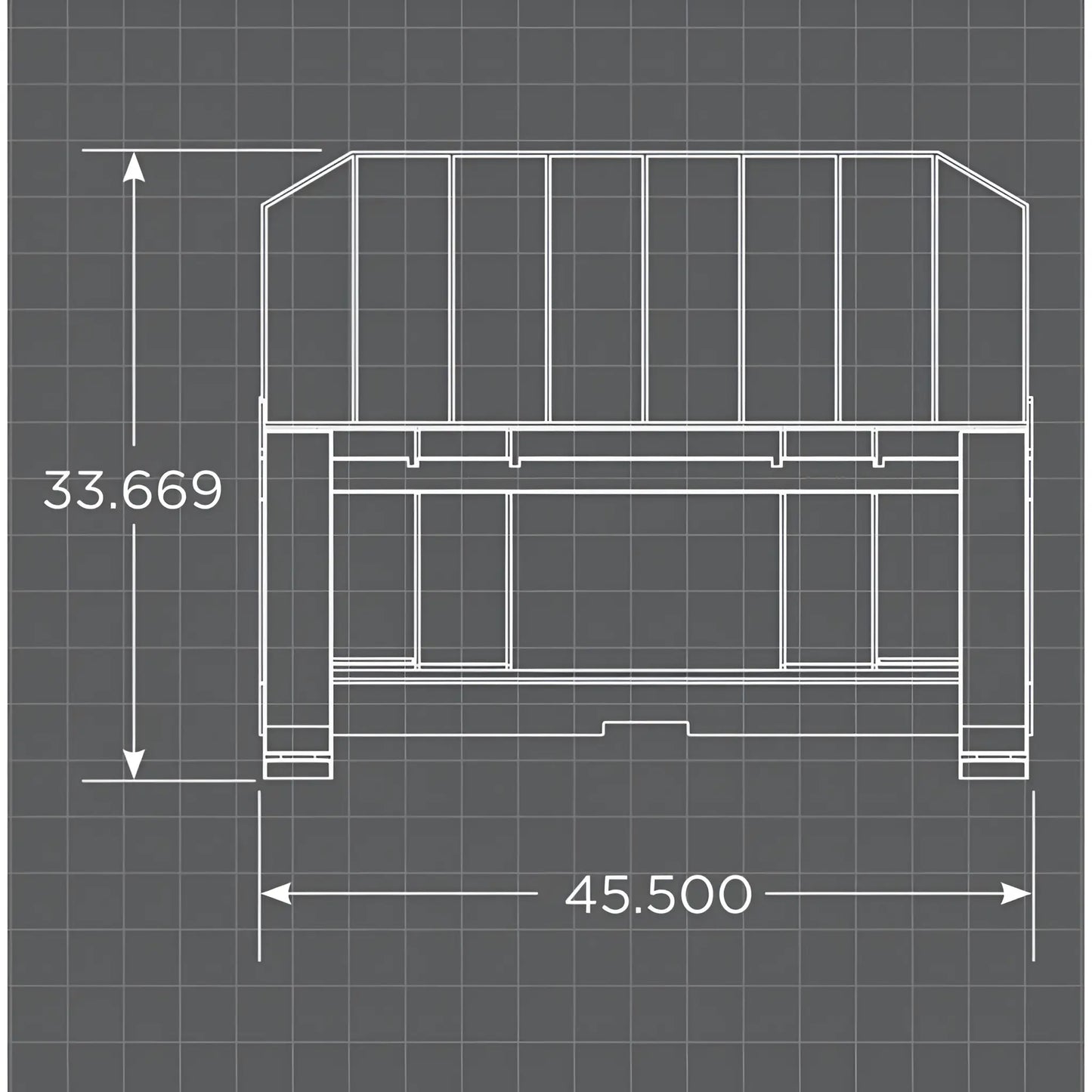 Loflin Fabrication Heavy Duty Pallet Fork Frame