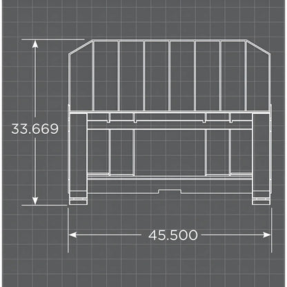 Loflin Fabrication Heavy Duty Pallet Fork Frame