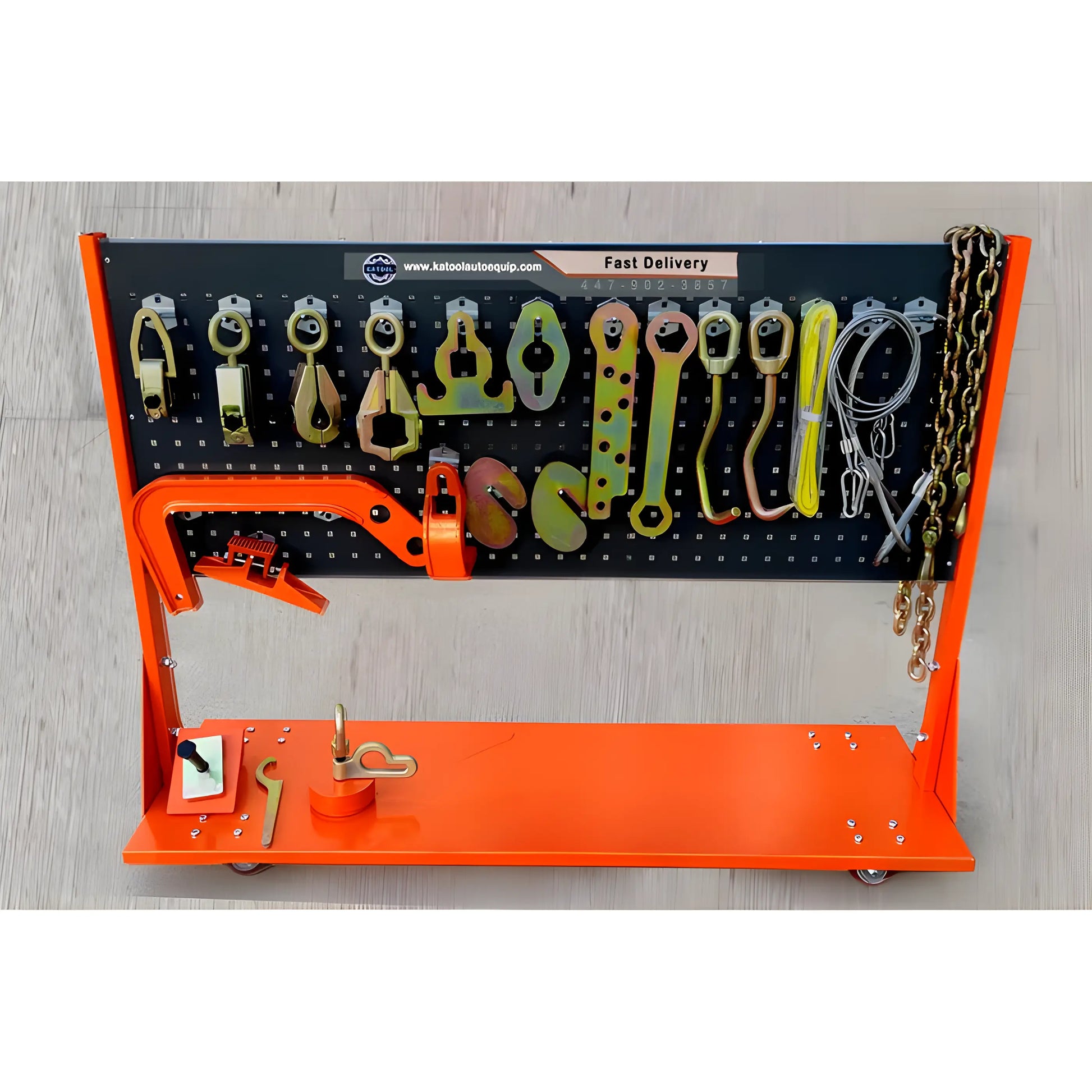 Katool Auto Body Frame Machine Tool Stand with Various Clamps and Accessories for Efficient Repair Work