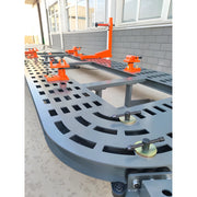 Katool Auto Body Frame Machine with adjustable clamps for precise vehicle body alignment and repair