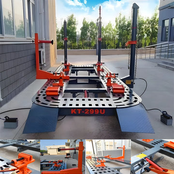 Katool KT-299U Auto Body Frame Machine, 22 ft Working Rail