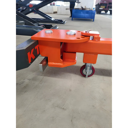 Katool Auto Body Frame Machine attachment with wheels for easy maneuverability in repair shops